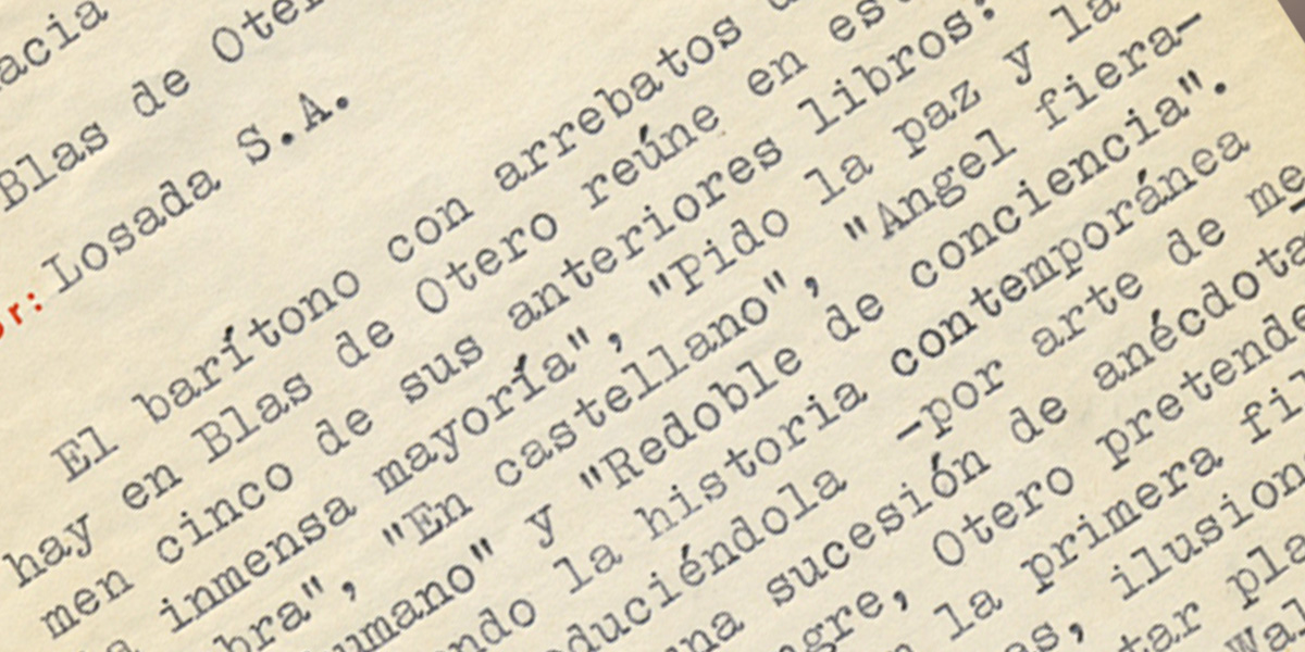 La censura, contra Blas de Otero: ‘Su lepra mental, su odio hacia la belleza…’