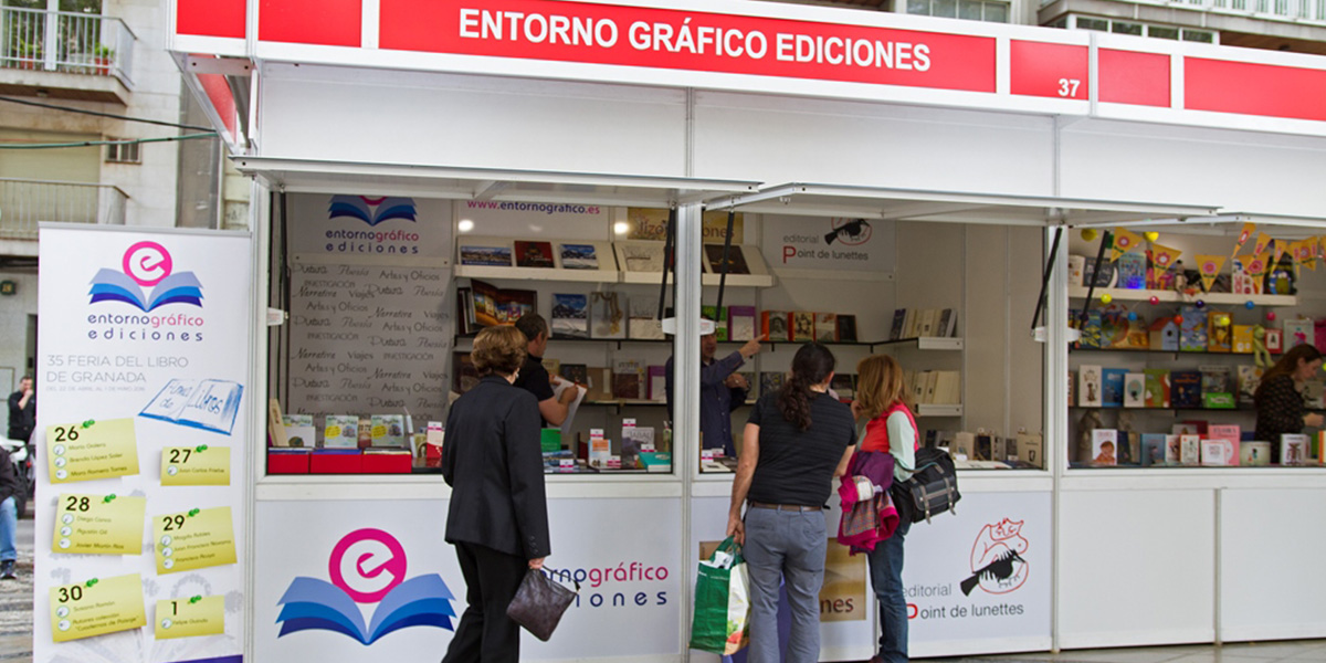 Última visita en la Feria del Libro de Granada 2016